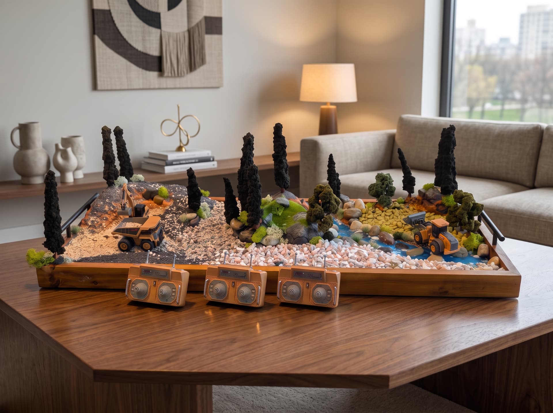 The Grand Dig — No. 001 "Ridgeline Quarry" handcrafted RC dig site