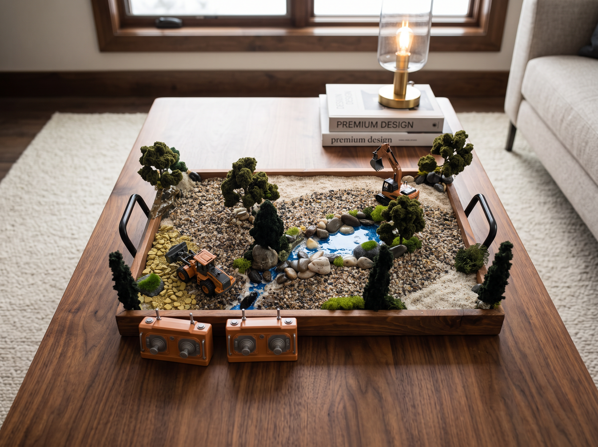 The Dig + Rapids — No. 002 "Cobble Creek" handcrafted RC dig site
